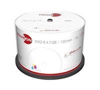 Primeon 2761206 DVD-R Blank Discs 16x Speed, 4.7GB, 120 Min, Spindle of 50