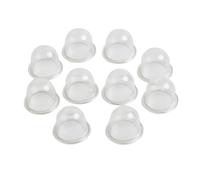 Primer Bulb for Chainsaw, Fuel Replacement for Hedge Trimmer Brushcutter, 19mm OD 14mm ID Plastic, Transparent, 5 Pack