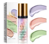 Primer for Face Before Makeup, 3-in-1 Brightening Moisturising Face Primer with SPF50+, Water & Sweat Resistant, Protecting & Repairing Base Makeup Vegan, Non-Comedogenic 40g (Universal Tone-Adapting)