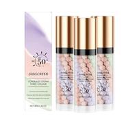 Primer for Face Before Makeup, Concealer Isolating Sunscreen Cream, Brightens Moisturizes Skin, Maintains Makeup For A Long Time (3pcs, 40g)