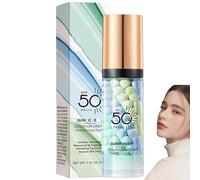 Primer Makeup with SPF 50, One Step Color Corrector Face Primer, Skin Perfecting Isolation Cream to Even Complexion, Oil Control, Flawless With Hyaluronic Acid Makeup Base Formula