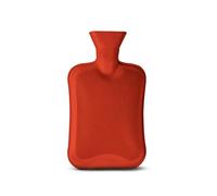 Primes DIY 500ml Hot Water Bottle - Classic Rubber Bag for Menstrual Cramps, Neck & Shoulder Pain, Back Relief, Feet Warmer, Hot & Cold Therapy (Red)