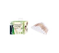Primes DIY Biodegradable Cotton Buds Eco-Friendly, 200 Pieces, 100% Pure Cotton Wool Tips, Biodegradable, Sustainable, Plastic-Free, Fully Recyclable Ear Buds - A Staple for Any Bathroom (2 Pack)
