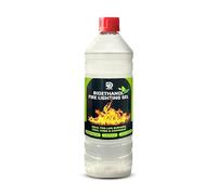 PRIMES DIY Firelighter Gel 1 Litre, Bioethanol Fuel for Fire Lighters, Camping Fire Pit, BBQ, Ethanol Fire, Natural Firelighters for Wood Burners, Burn Gel for Coal, Stoves & Chafing Fuel