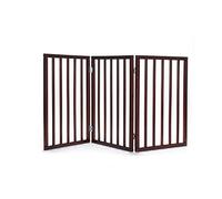 Primetime Petz - Best Freestanding, Hard Wood, Folding Pet Gate, Indoor Dog Fence for Home