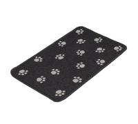 Primeur Flooring Grey Pawprints Door Mat, 60Cm X 40Cm
