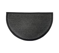Primeur Grey Half Moon Door Mat, 75Cm X 45Cm