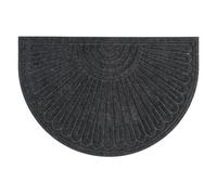 Primeur Grey Half Moon Door Mat, 90Cm X 60Cm