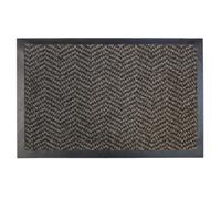 Primeur Mighty Mats® Dark Grey Chevron Door Mat, 75Cm X 45Cm