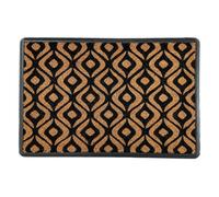 Primeur Mighty Mats® Natural & Black Geo Door Mat, 60Cm X 40Cm