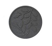 Primeur Round Grey Leaf Stepping Stone (Diameter 45Cm X Thickness 2Cm Approx.)