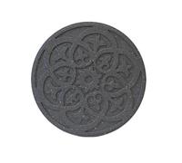 Primeur Round Grey Scroll Stepping Stone (45Cm Diameter X 2Cm Thick)