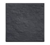 Primeur Square Stomp Stone - Graphite, 30 X 30Cm - Rubber Stepping Stone - Recycled Garden Path Stone - Garden Stepping Stone