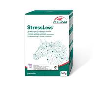 PrimeVal - StressLess® Powder - For Horses & Ponies - Natural Calming Supplement - For Stressful Situations - Ideal for Competitions & Travelling - No Sedation - Sprinkle Over Food - 500g Tub