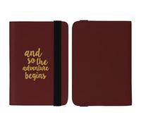 PrimeVarieties Passport Holder With Two Luggage Tag Travel Essentials Passport Cover Travel Wallet RFID Blocking Leather Case International Travel Must Haves Travel Accessories Women Men, Red, With