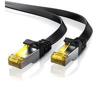 Primewire 0.25m CAT 7 Network Cable - Flat Ethernet Gigabit LAN 10 Gbit/s - Patch/Installation Cable - U/FTP PIMF Shielding With RJ45 Connector