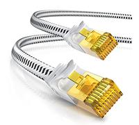 Primewire - 3m - CAT 7 flat ethernet cable - LAN - U/FTP - patch cable - network cable - raw cable - 10 Gbit high speed - gold plated contacts - cotton sheathing - kink protection