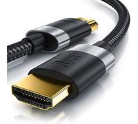 Primewire - HDMI 2.1 8k 4k Cable 1M, 8k@30Hz 120Hz DSC, 4k@60Hz 120Hz 144Hz 240Hz DSC, UHD II High Speed Ethernet HDMI Lead 3D HDR 10+ eARC Dolby Vision Compatible with PC Laptop TV Sky PS5 PS4 Xbox