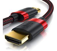 Primewire - HDMI 2.1 8k 4k Cable 2M, 8k@30Hz 120Hz DSC, 4k@60Hz 120Hz 144Hz 240Hz DSC, UHD II High Speed Ethernet HDMI Lead 3D HDR 10+ eARC Dolby Vision Compatible with PC Laptop TV Sky PS5 PS4 Xbox