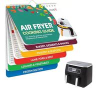 PRIMEX PRO Air Fryer Cooking Guide, Air Fryer Cooking Times & Temperature Conversion Chart UK, Air Fryer Cheat Sheet Magnetic air Fryer Temperature Guide UK.