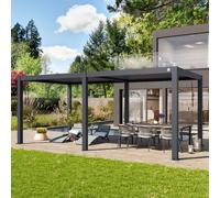 PRIMEYARD 3x6m Pergola, louvered roof, anthracite - (400127)