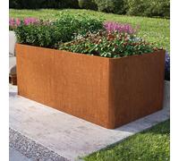 PRIMEYARD Design 200 x 107 x 80 cm Raised garden bed, corten steel, rust-like finish - (GFPV00822)