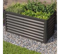 PRIMEYARD Eco 120 x 60 x 60 cm Raised garden bed, steel, anthracite grey - (GFPV00807)