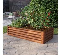 PRIMEYARD Eco 150 x 75 x 35 cm Raised garden bed, corten steel, rust-like finish - (GFPV00968)