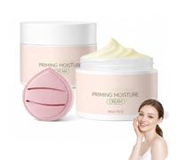 Priming Moisture Cream, Pore Blurring & Makeup Gripping Primer, Hydrating Base For Smooth Makeup Application, All-Day Lock For Daily & Special Event(2pcs)