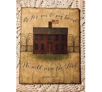 Primitive House, Scripture, Folk Art Retro Metal Tin Sign Vintage Sign for Home Kitchen Coffee Shop Wall Decor 8x12 Inch