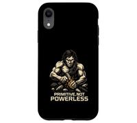 Primitive Not Powerless Caveman Survival Camping Case for iPhone XR