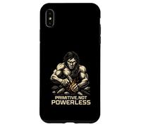 Primitive Not Powerless Caveman Survival Camping Case for iPhone XS Max