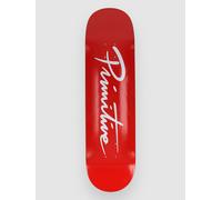 Primitive Nuevo Script 8.125" Skateboard Deck red Uni