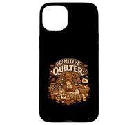 Primitive Quilter Folk Art Sewing Lover Case for iPhone 15 Plus