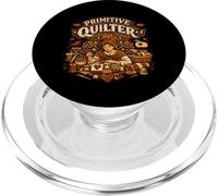 Primitive Quilter Folk Art Sewing Lover PopSockets PopGrip for MagSafe
