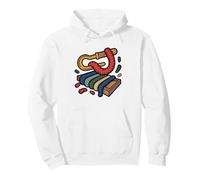 Primitive Rug Hooking Folk Art Badge Hobbyist Craft Textile Pullover Hoodie