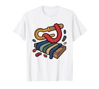 Primitive Rug Hooking Folk Art Badge Hobbyist Craft Textile T-Shirt