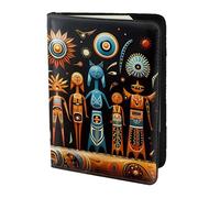 Primitive Totem Passport Holder5.5 in - Genuine leather, unisex - Folding passport holder