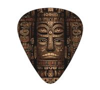 Primitive tribal totem Printed pick set - 12 pieces, thin, medium and thick guitar picks, suitable for guitar, bass, electric guitar and ukulele
