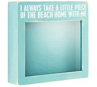 Primitives by Kathy 24673 Beach Cork Holder, Wood, Green
