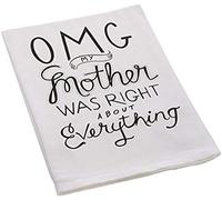 Primitives by Kathy Boho Cotton Kitchen Towel Set with Funny Sayings - Ideal Housewarming Gift, Fall Kitchen Decor and Home Kitchen, 28" x 28"