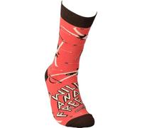 Primitives by Kathy Boys Socks - Wild & Free Red, Black