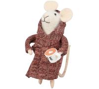 Primitives by Kathy Houserobe Mouse Critter Small Figurine