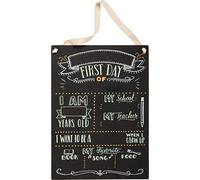 Primitives by Kathy Kids Milestone Chalkboard Sign, 9.5" x 13", My First Day of School
