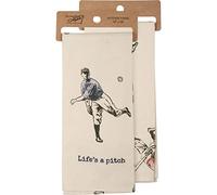 Primitives by Kathy Life's A Pitch Decorative Kitchen Towel