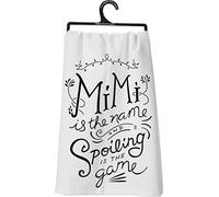 Primitives by Kathy LOL Made You Smile Dish Towel, 28" x 28", Mimi is the Nam
