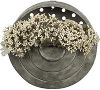 Primitives by Kathy Round Wall Pocket, 9" in Diameter, Metal