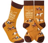 Primitives by Kathy These are My Horse Riding Socks Colorful Socks