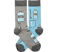 Primitives by Kathy Unisex Casual Novelty Socks Socks - Gin & Tonic