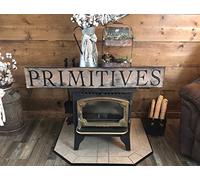 Primitives Sign/Large Primitive Sign/Rustic Sign/Farmhouse Wall Decor/Distressed Sign/Hand Painted Wall Decor Decor metalen Signs with Sayings 4x16 Inch